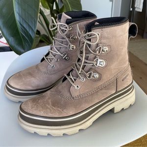 Sorel Lennox Street Boot, Waterproof, Size 8.5, Omega Taupe Color